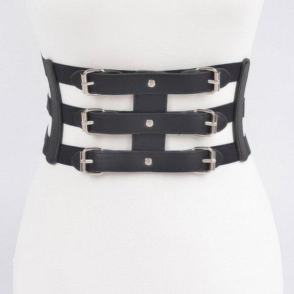 Wide Elastic Belt - Picture 1 of 6